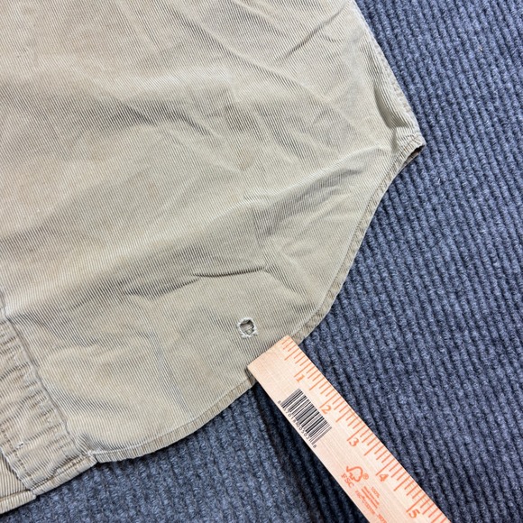 Vintage Levi's Shirt Men's XL Corduroy Western Tan Pearl Snap Long Sleeve Cotton - Picture 8 of 10